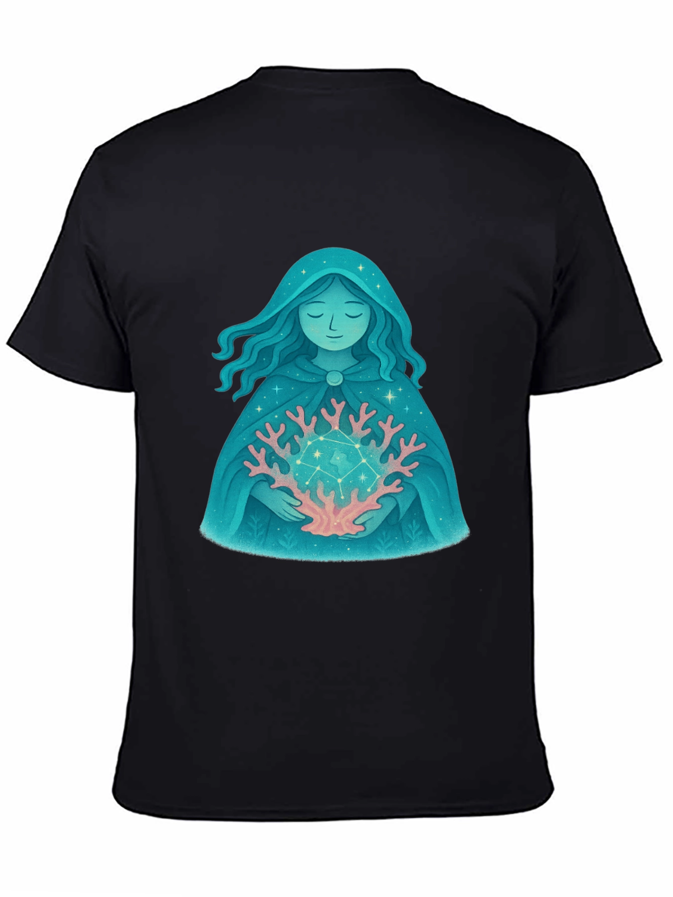 Celestial Sea Witch Graphic T-Shirt - Comfort Fit