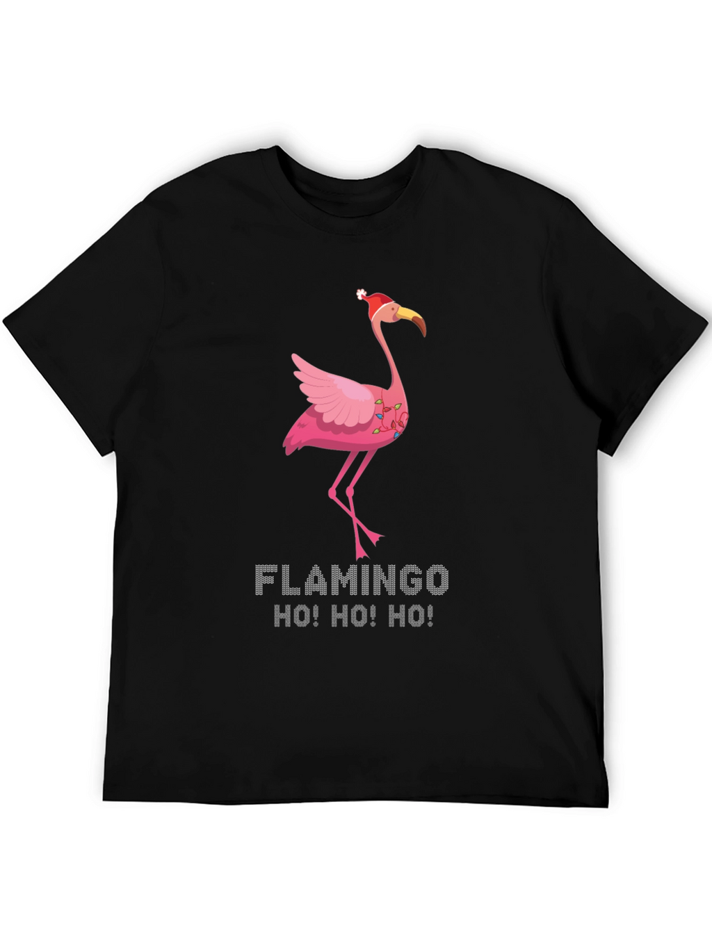 Festive Flamingo Christmas T-Shirt