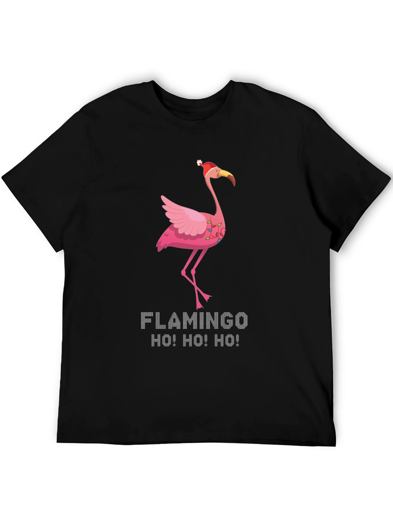 Festive Flamingo Christmas T-Shirt