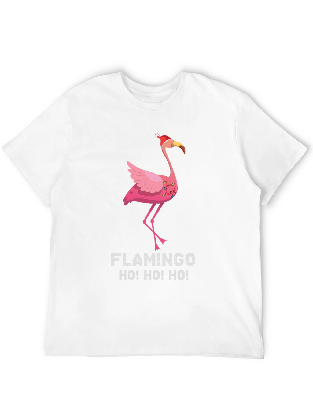 Festive Flamingo Christmas T-Shirt