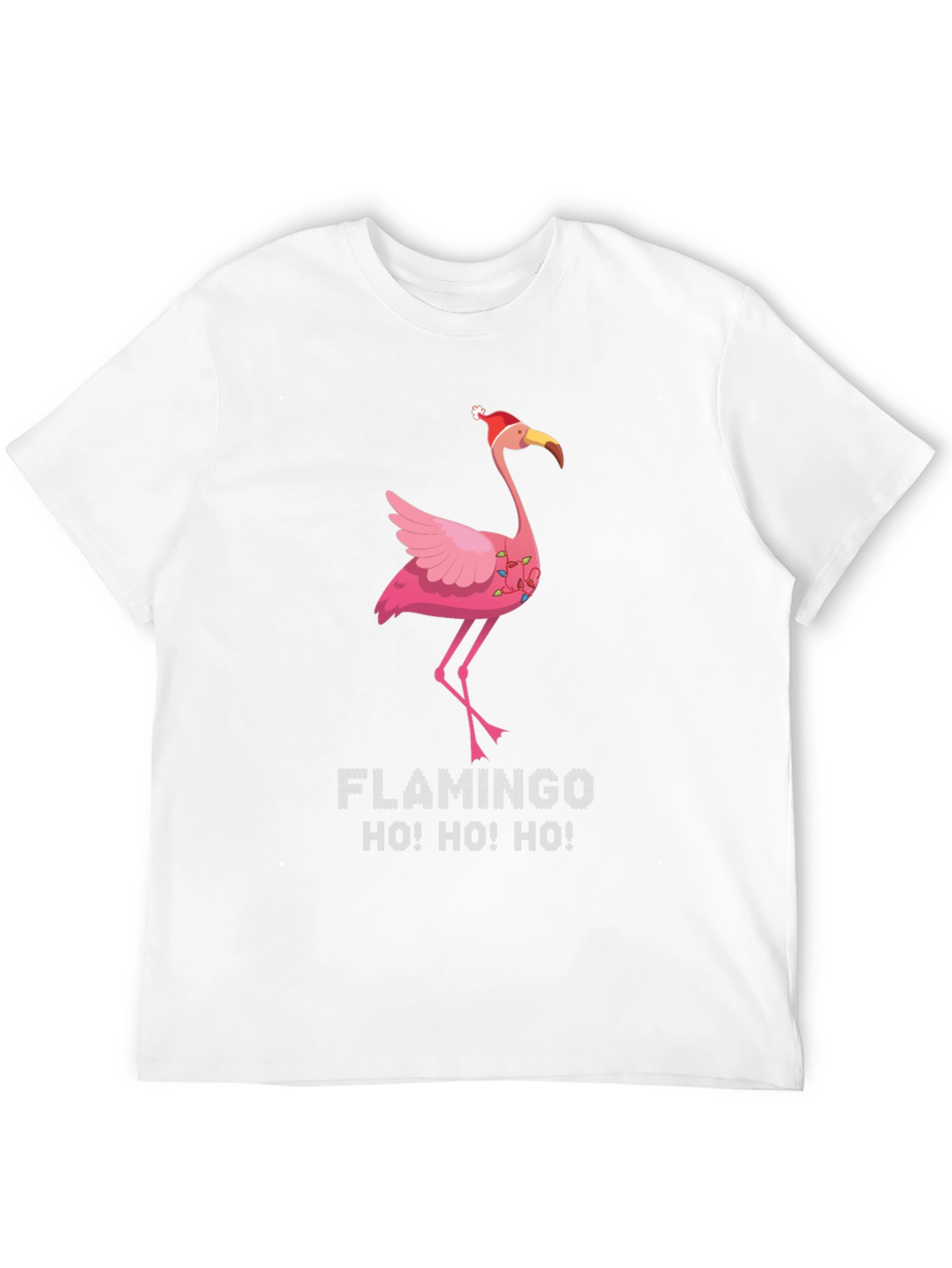 Festive Flamingo Christmas T-Shirt