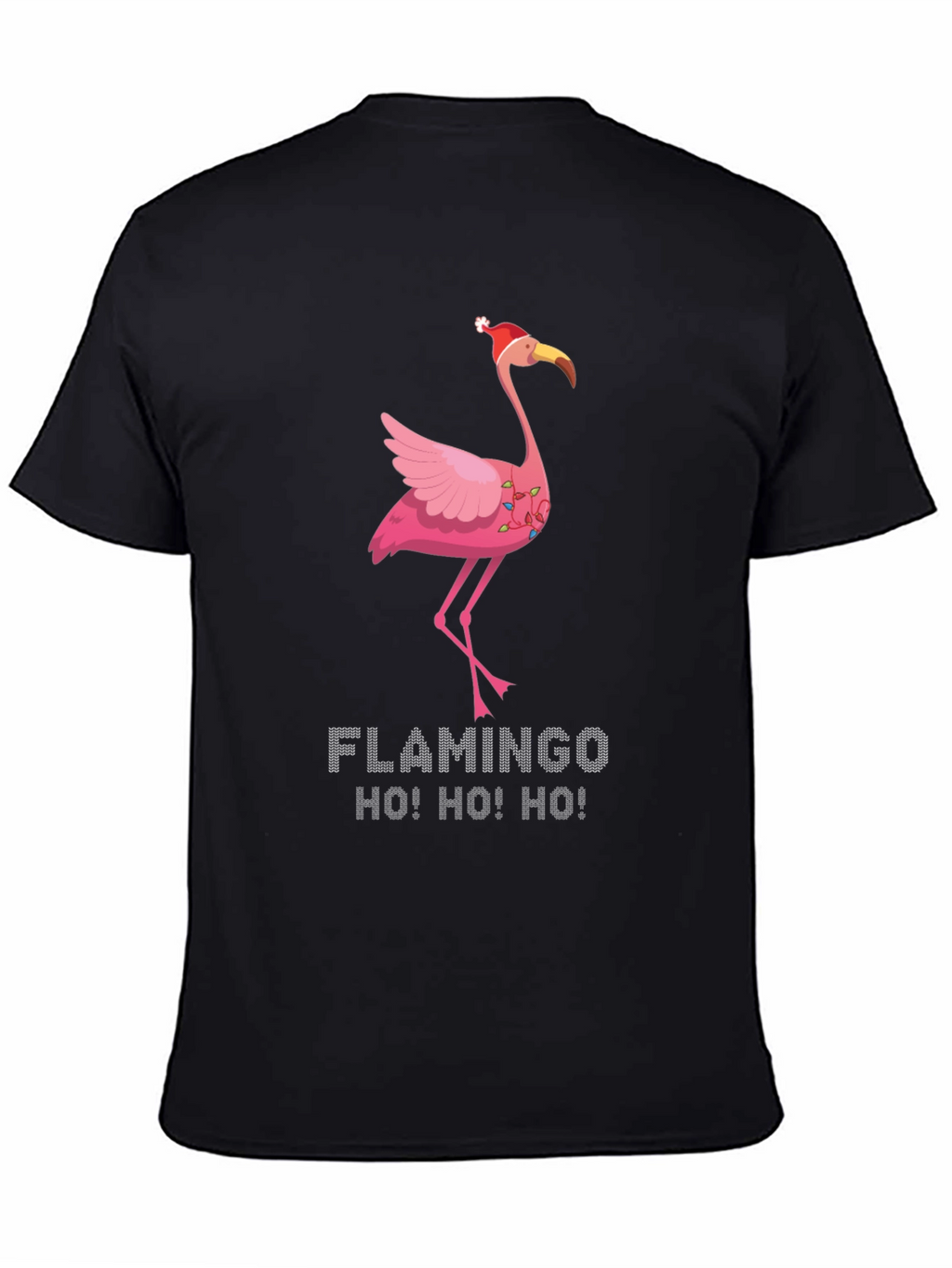 Festive Flamingo Christmas T-Shirt