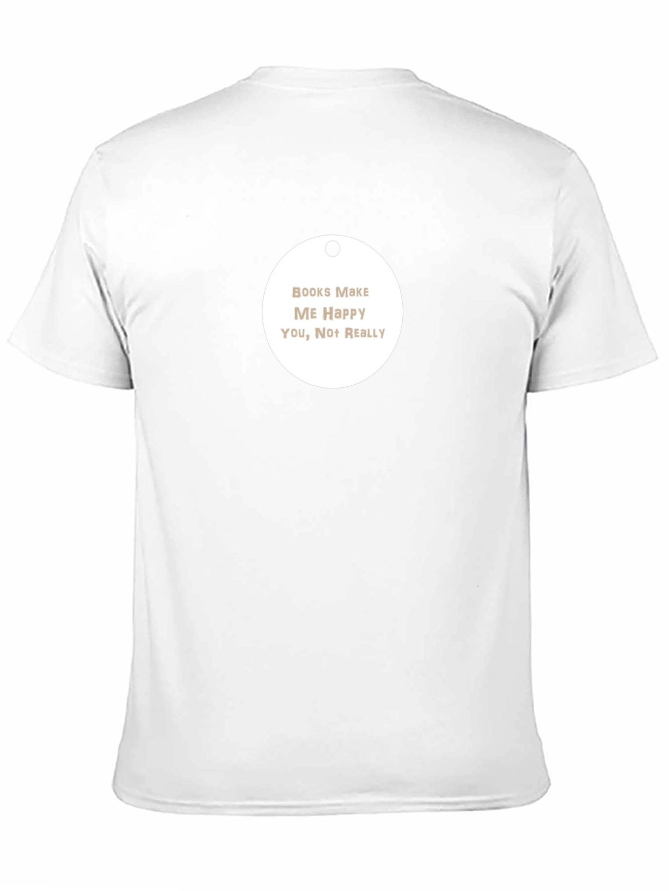 Books Make Me Happy Black T-Shirt