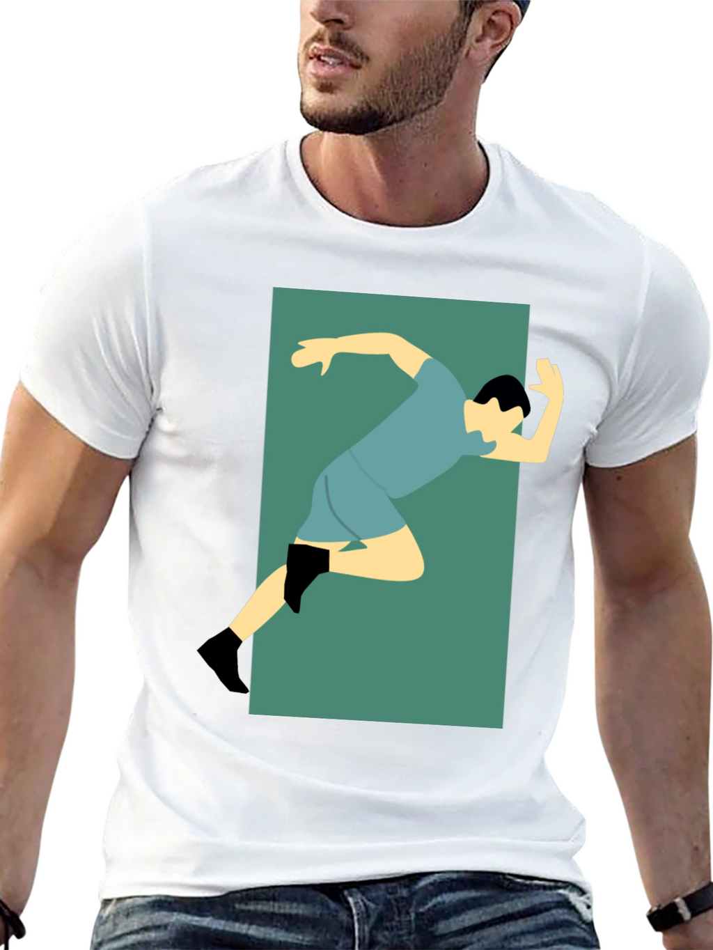 Runner Graphic Tee - Sporty Style