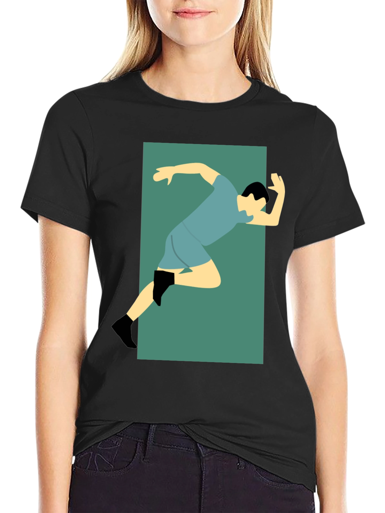 Runner Graphic Tee - Sporty Style