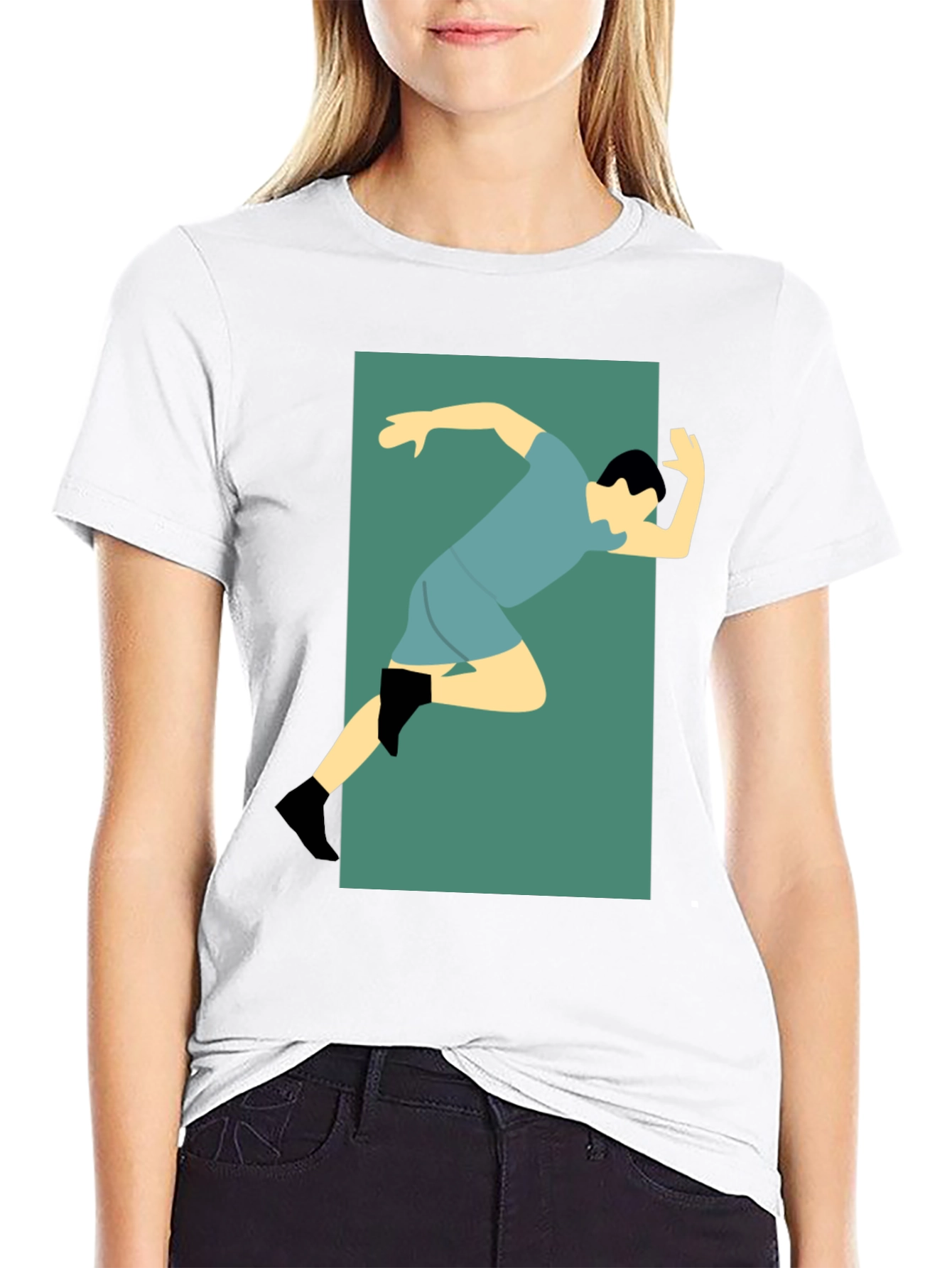 Runner Graphic Tee - Sporty Style