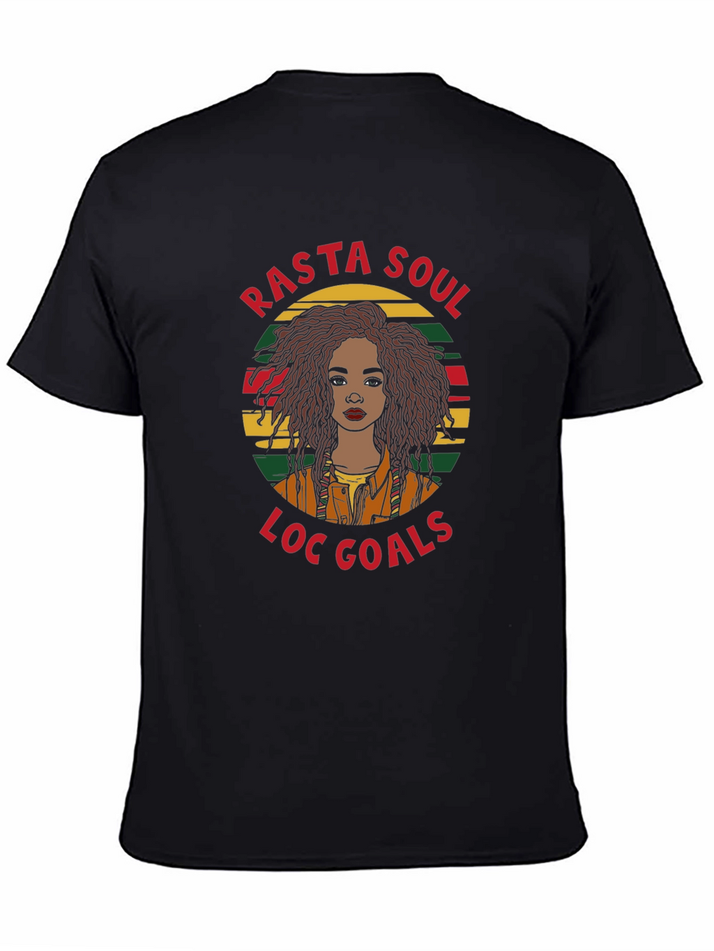 Rasta Soul Loc Goals Graphic T-Shirt