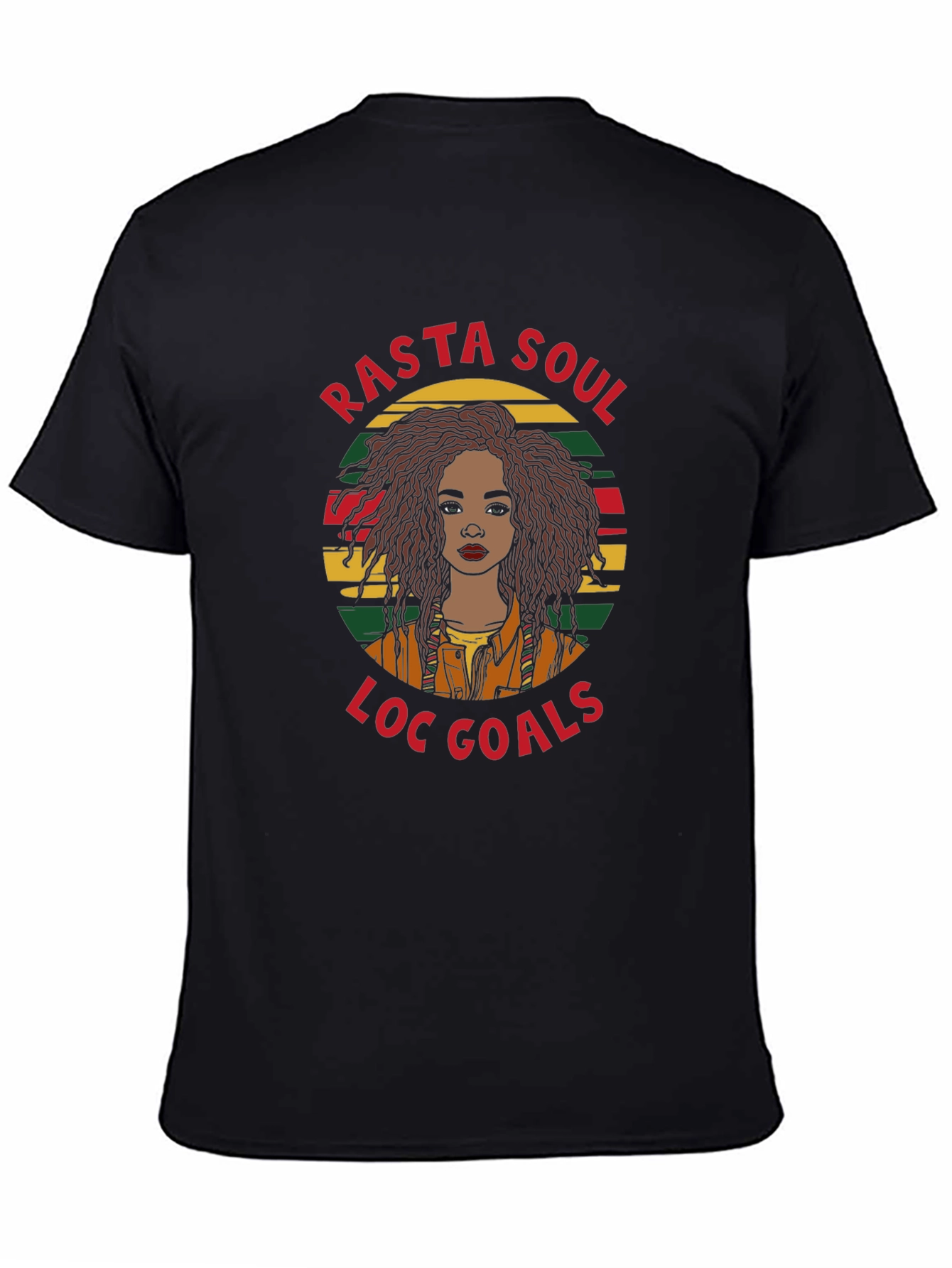 Rasta Soul Loc Goals Graphic T-Shirt