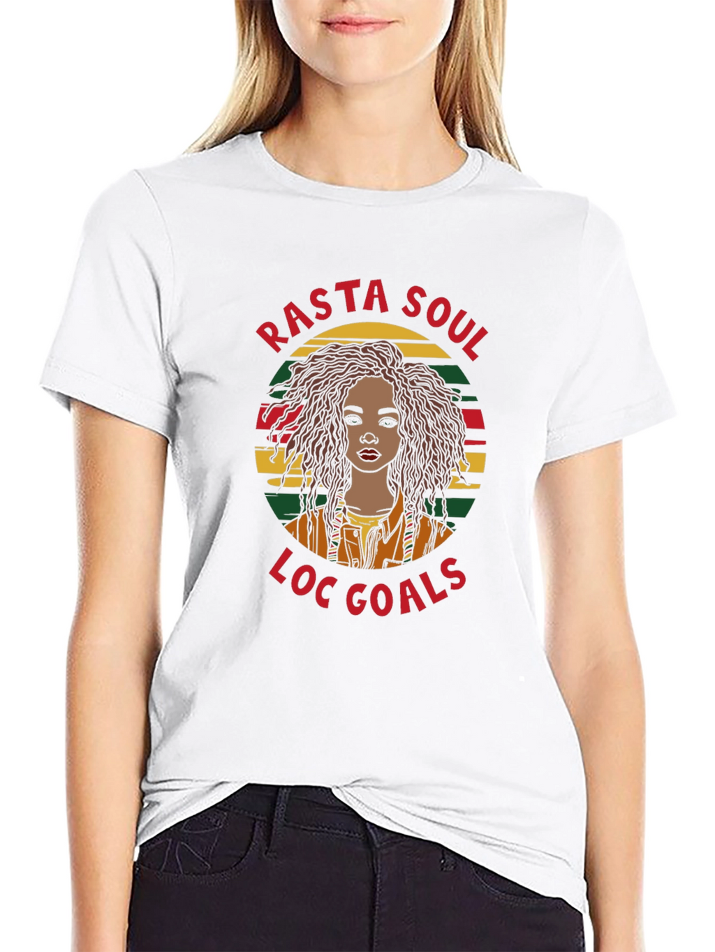 Rasta Soul Loc Goals Graphic T-Shirt