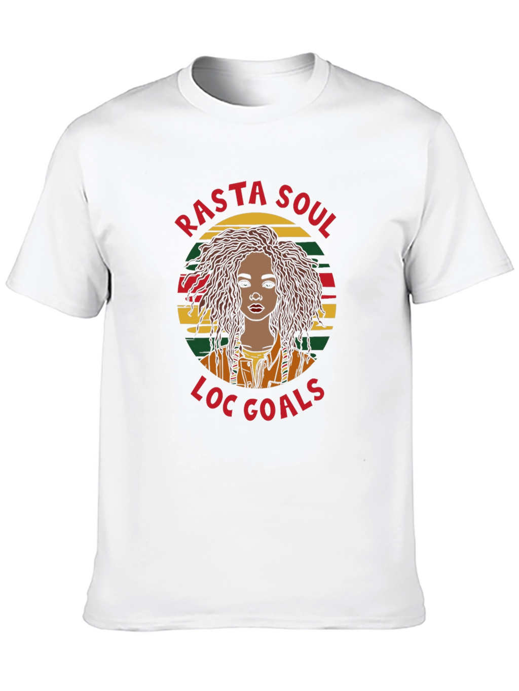 Rasta Soul Loc Goals Graphic T-Shirt