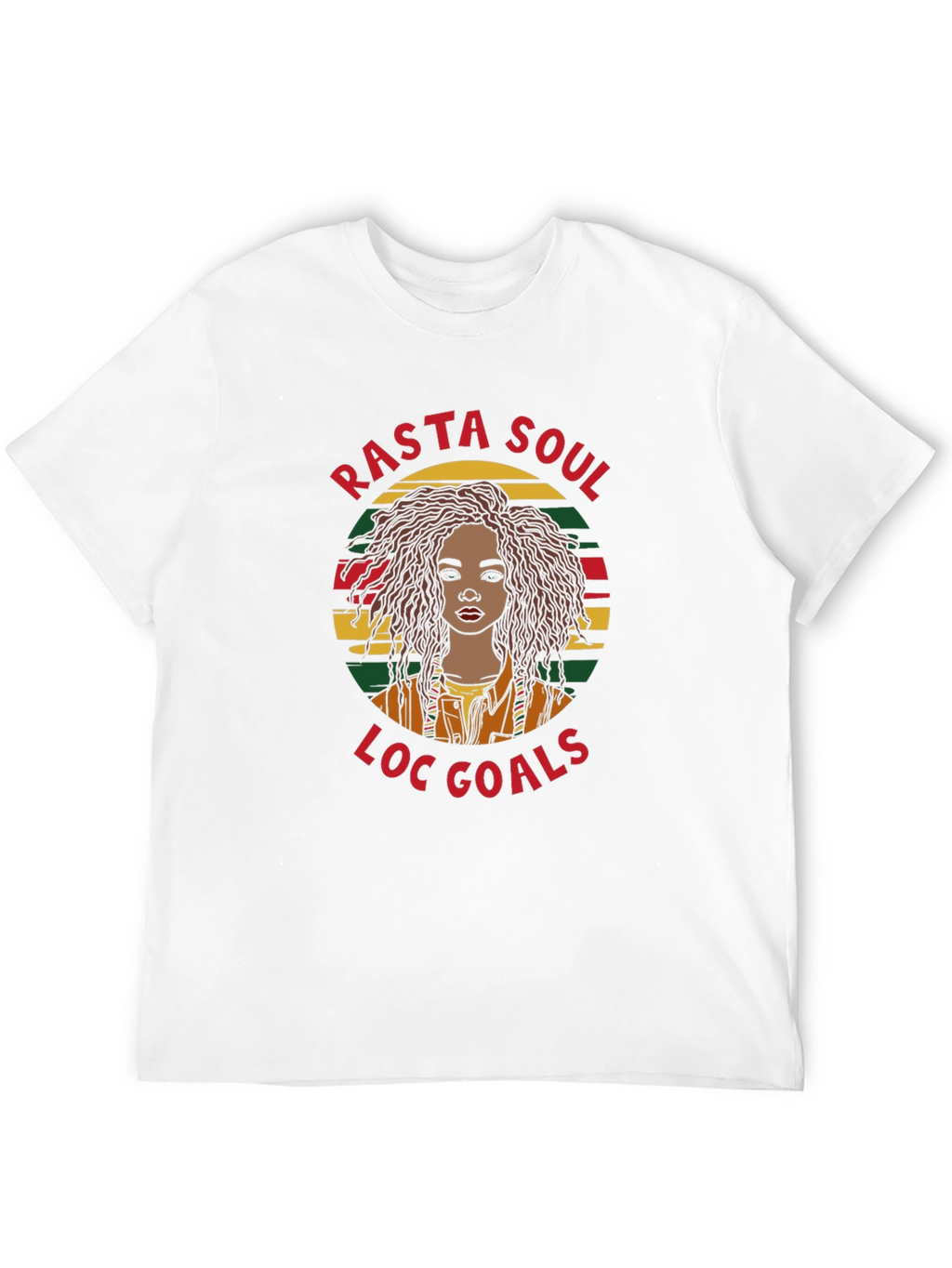 Rasta Soul Loc Goals Graphic T-Shirt