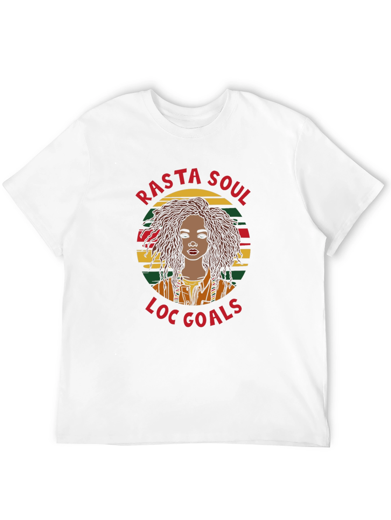 Rasta Soul Loc Goals Graphic T-Shirt