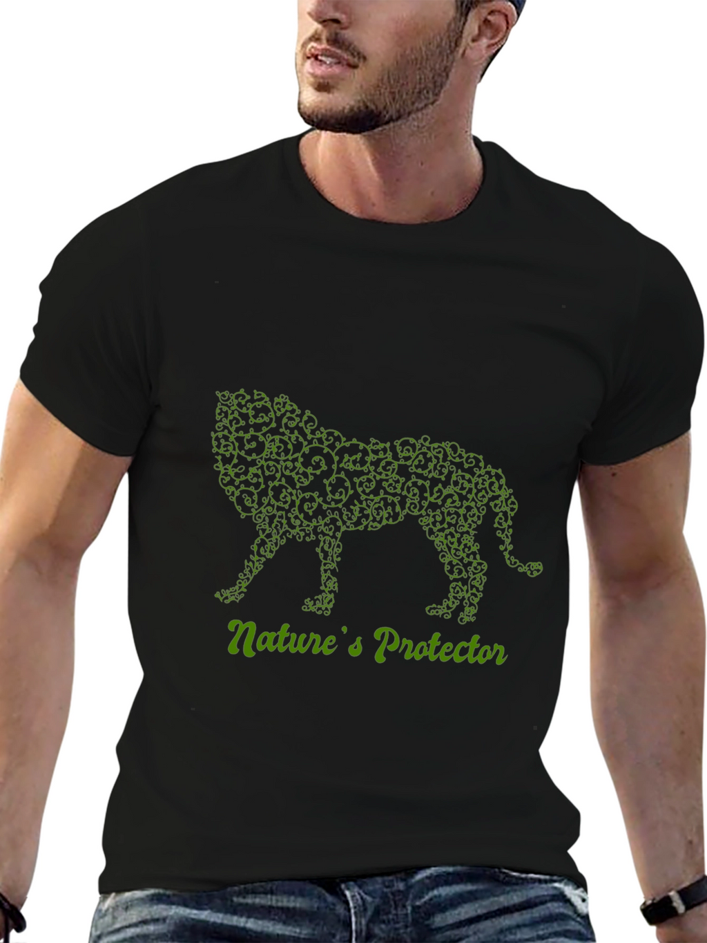 Natures Protector Lion Graphic Tee