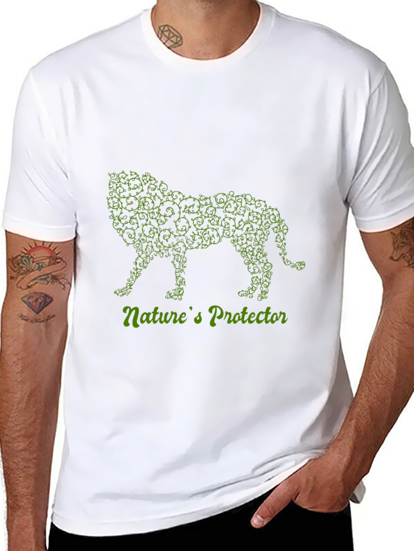 Natures Protector Lion Graphic Tee