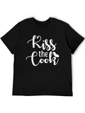 Kiss the Cook Graphic Tee - Fun Chef Apparel