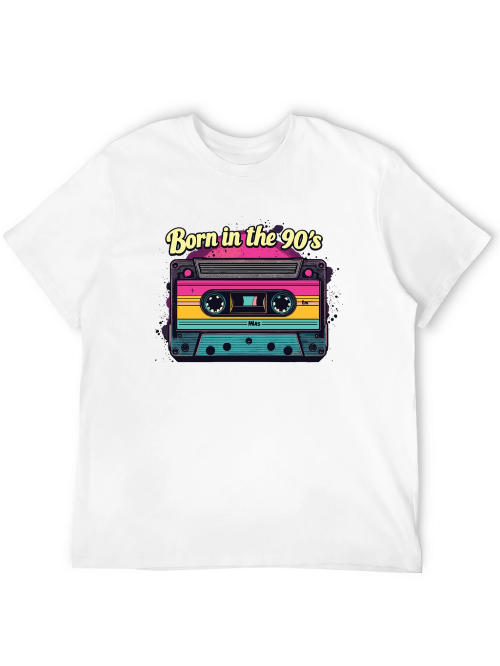Born in the 90s Retro Cassette Tape T-Shirt