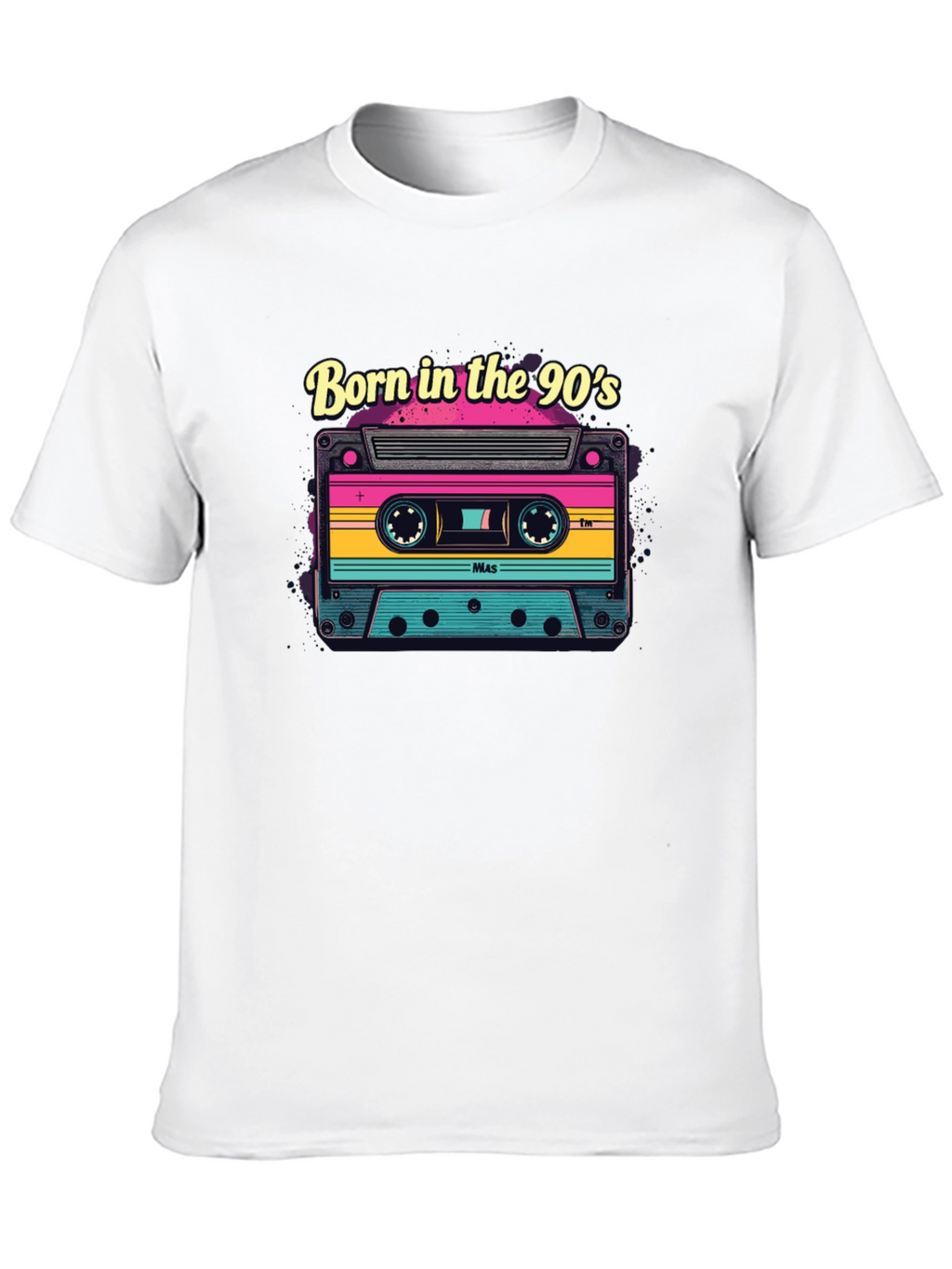 Born in the 90s Retro Cassette Tape T-Shirt