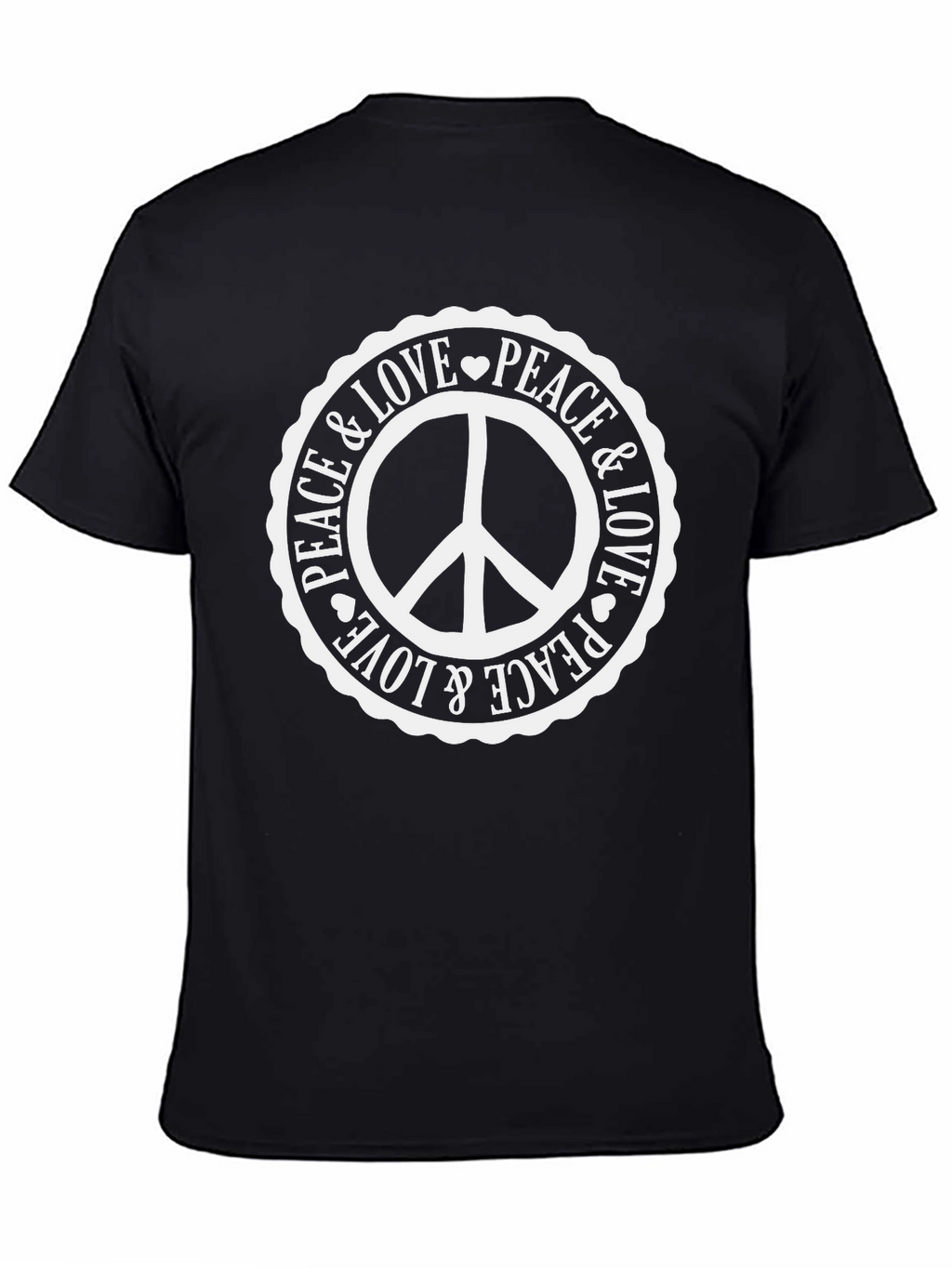 Peace & Love T-Shirt - Classic Graphic Tee