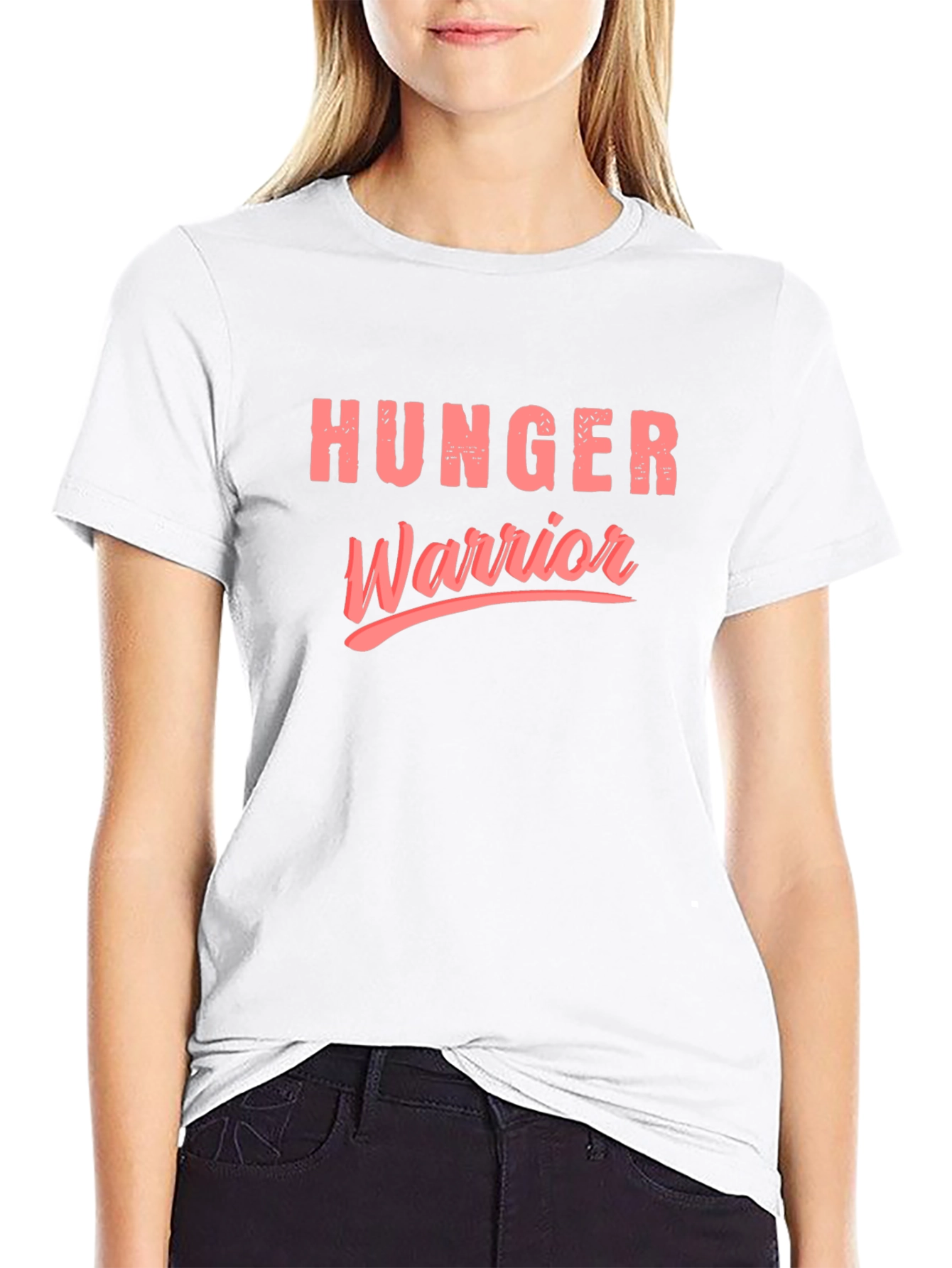 Hunger Warrior Graphic T-Shirt - Black