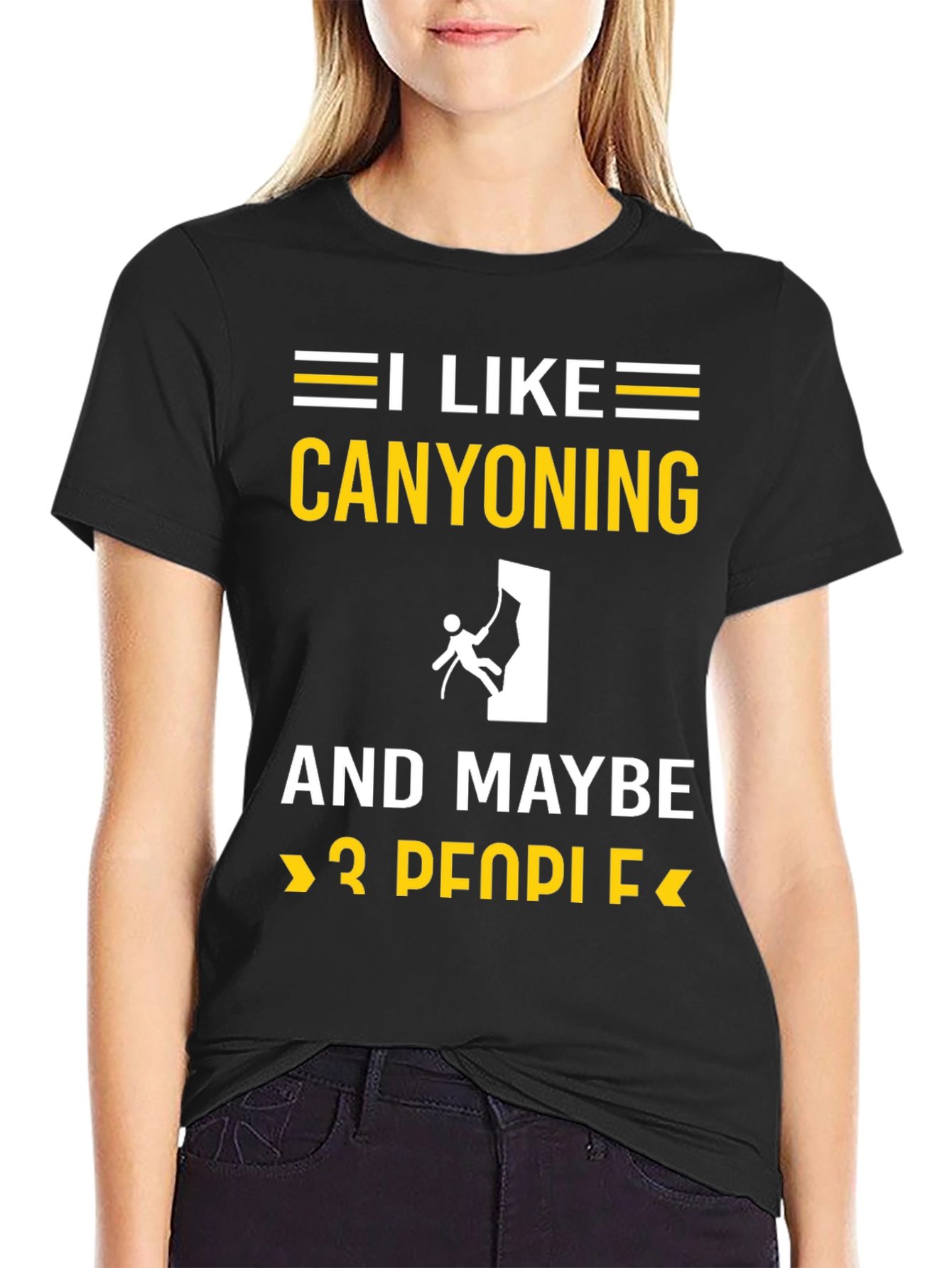Canyoning Lover T-Shirt: I Like Canyoning and Maybe 3 People
