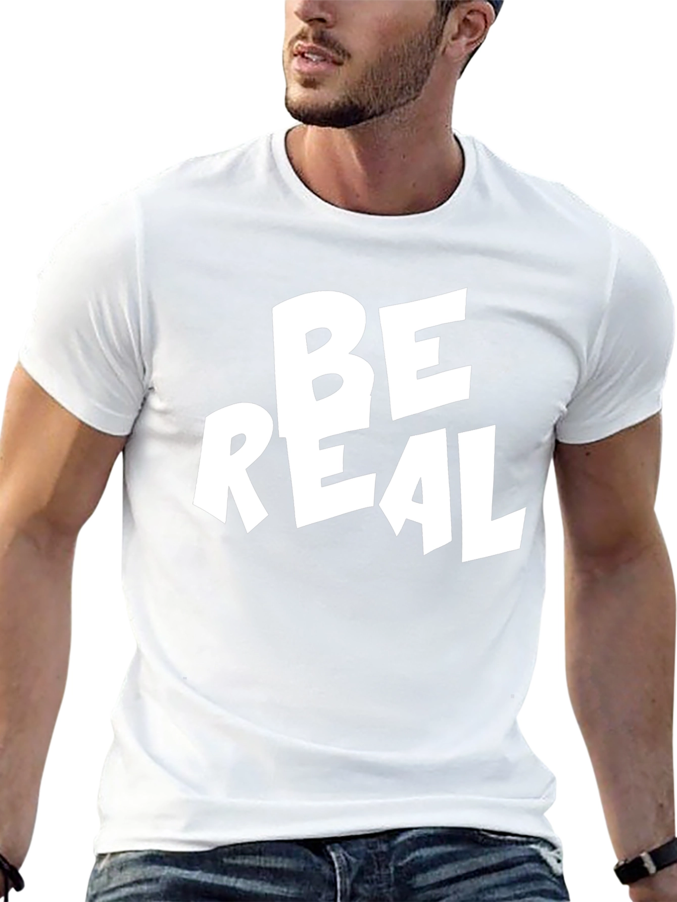 Be Real Graphic T-Shirt - Trendy Tee