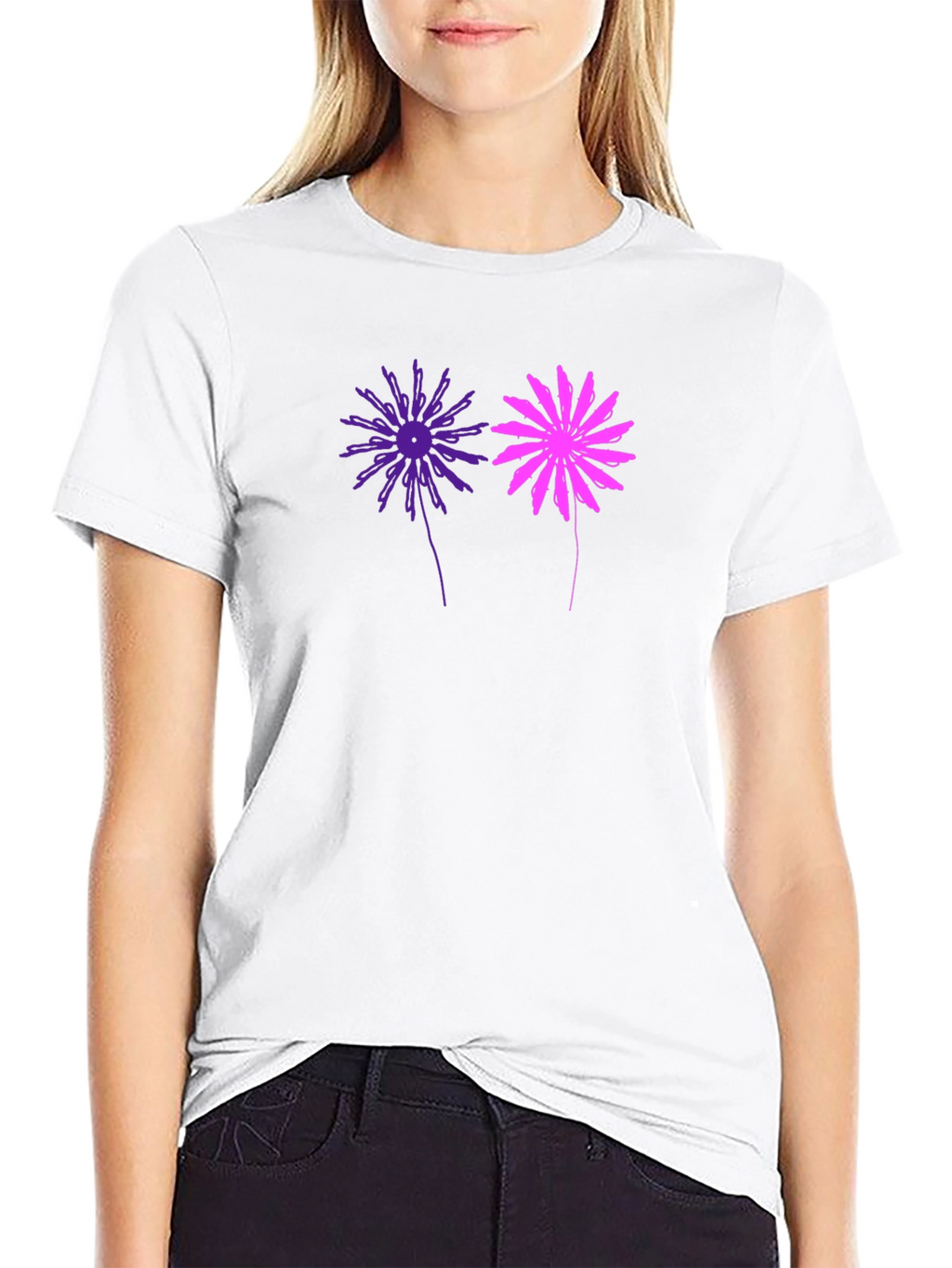 Floral Graphic Tee - Fun & Stylish