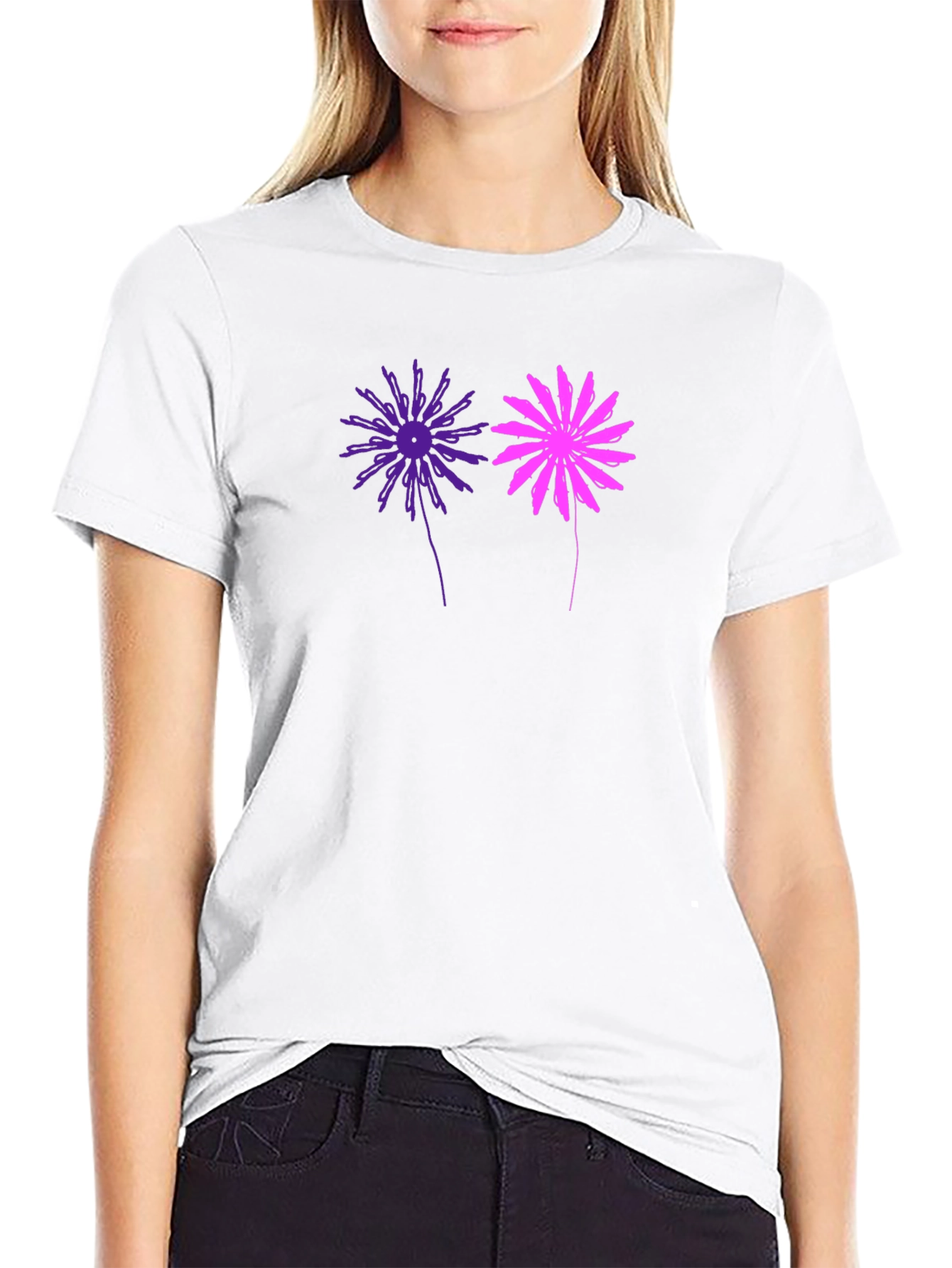 Floral Graphic Tee - Fun & Stylish