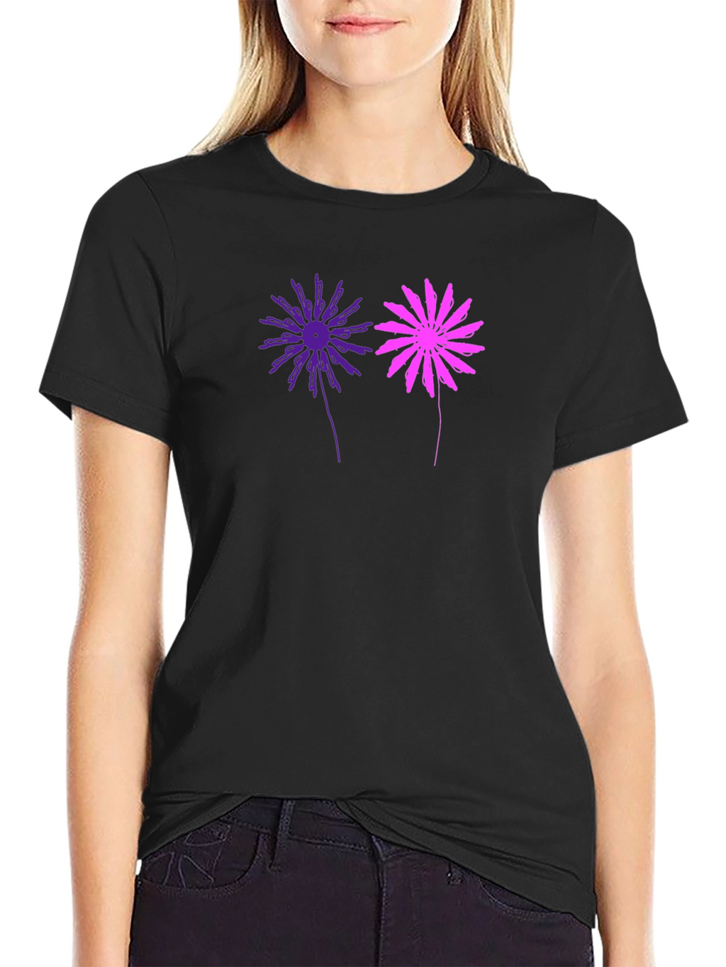 Floral Graphic Tee - Fun & Stylish