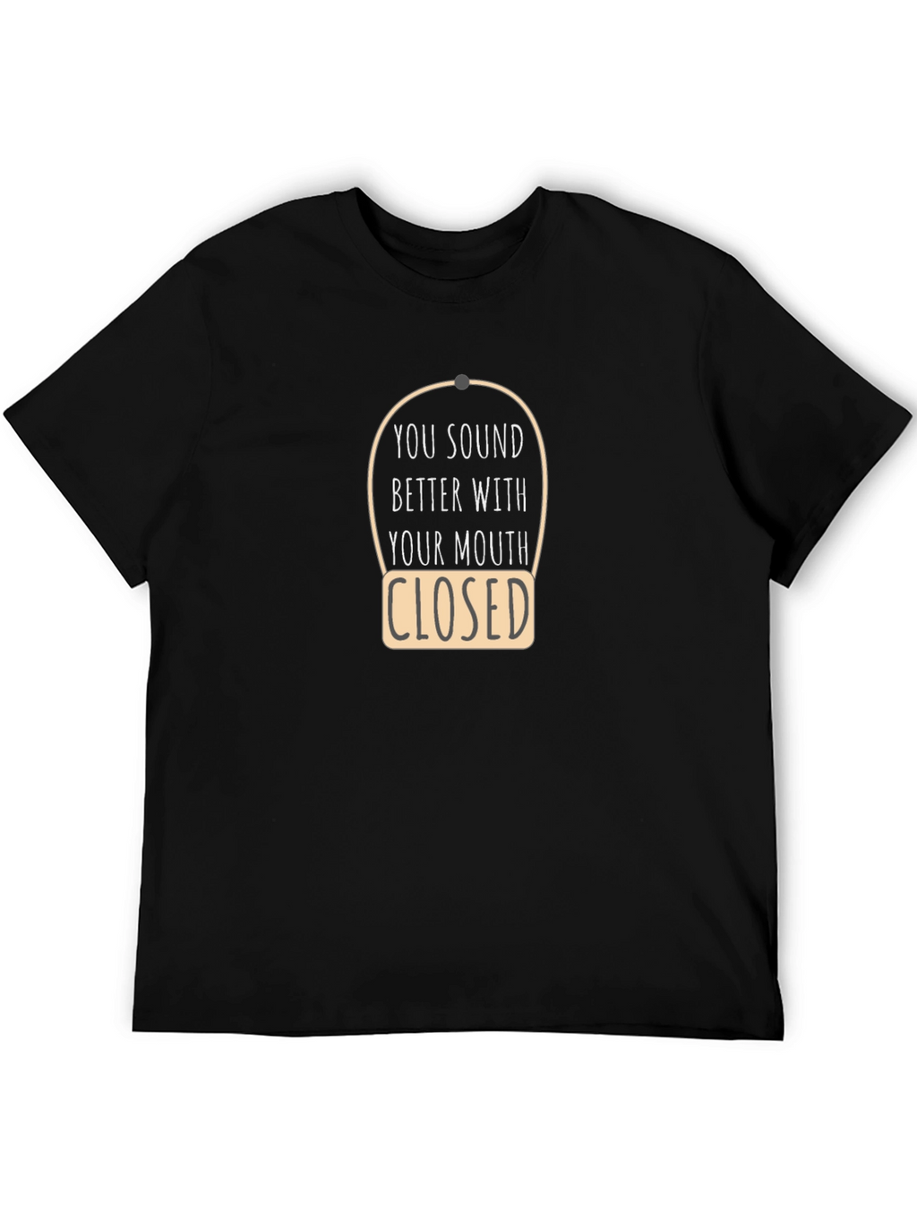Sarcastic Closed Mouth Graphic Tee
