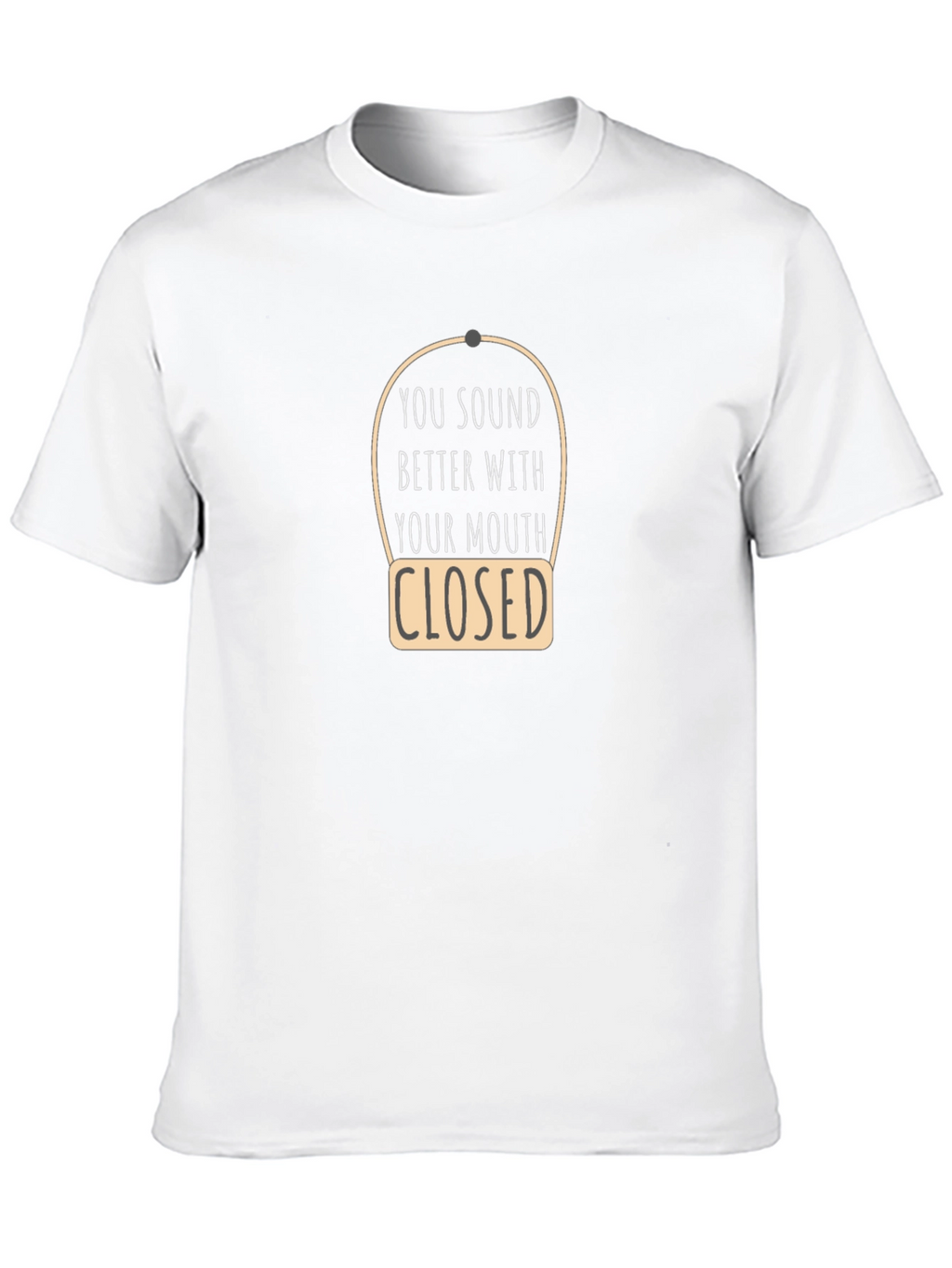 Sarcastic Closed Mouth Graphic Tee