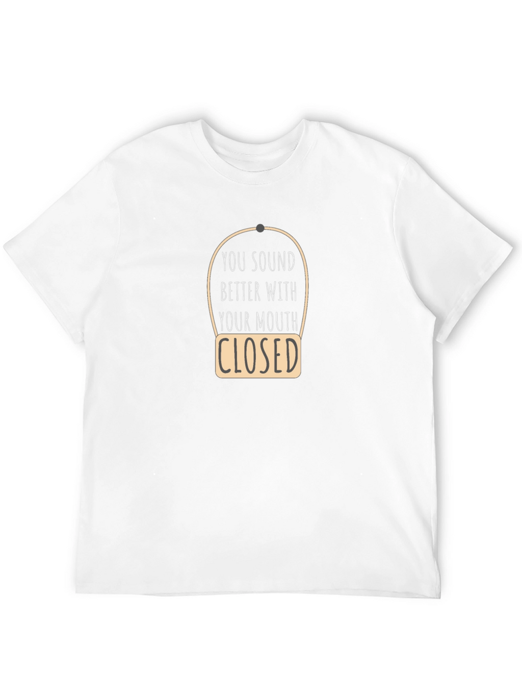 Sarcastic Closed Mouth Graphic Tee