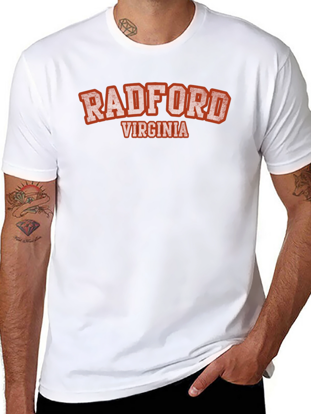 Radford Virginia Black T-Shirt