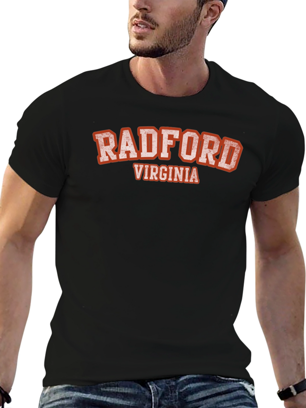 Radford Virginia Black T-Shirt