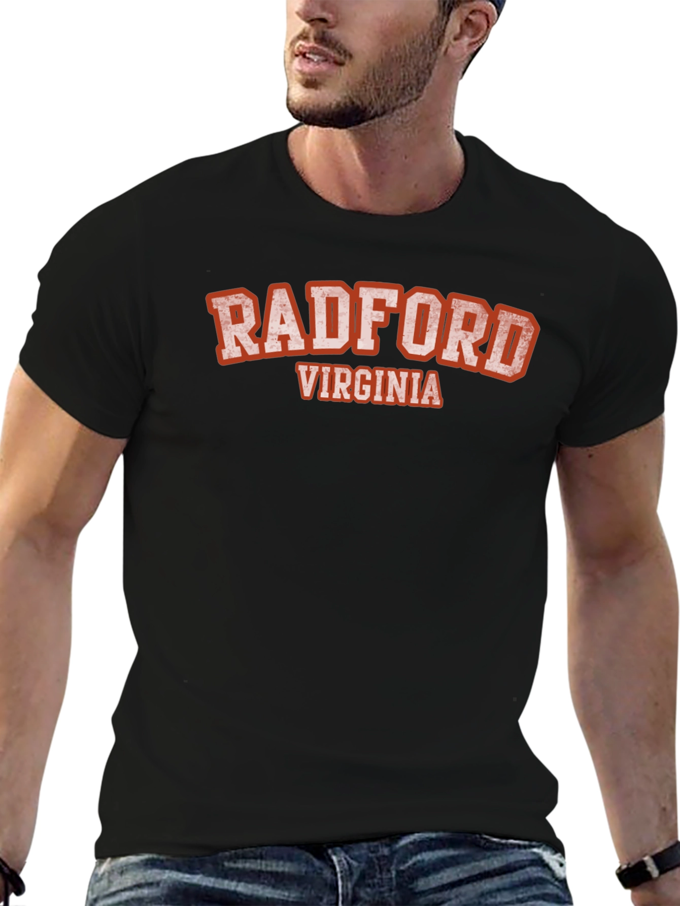 Radford Virginia Black T-Shirt