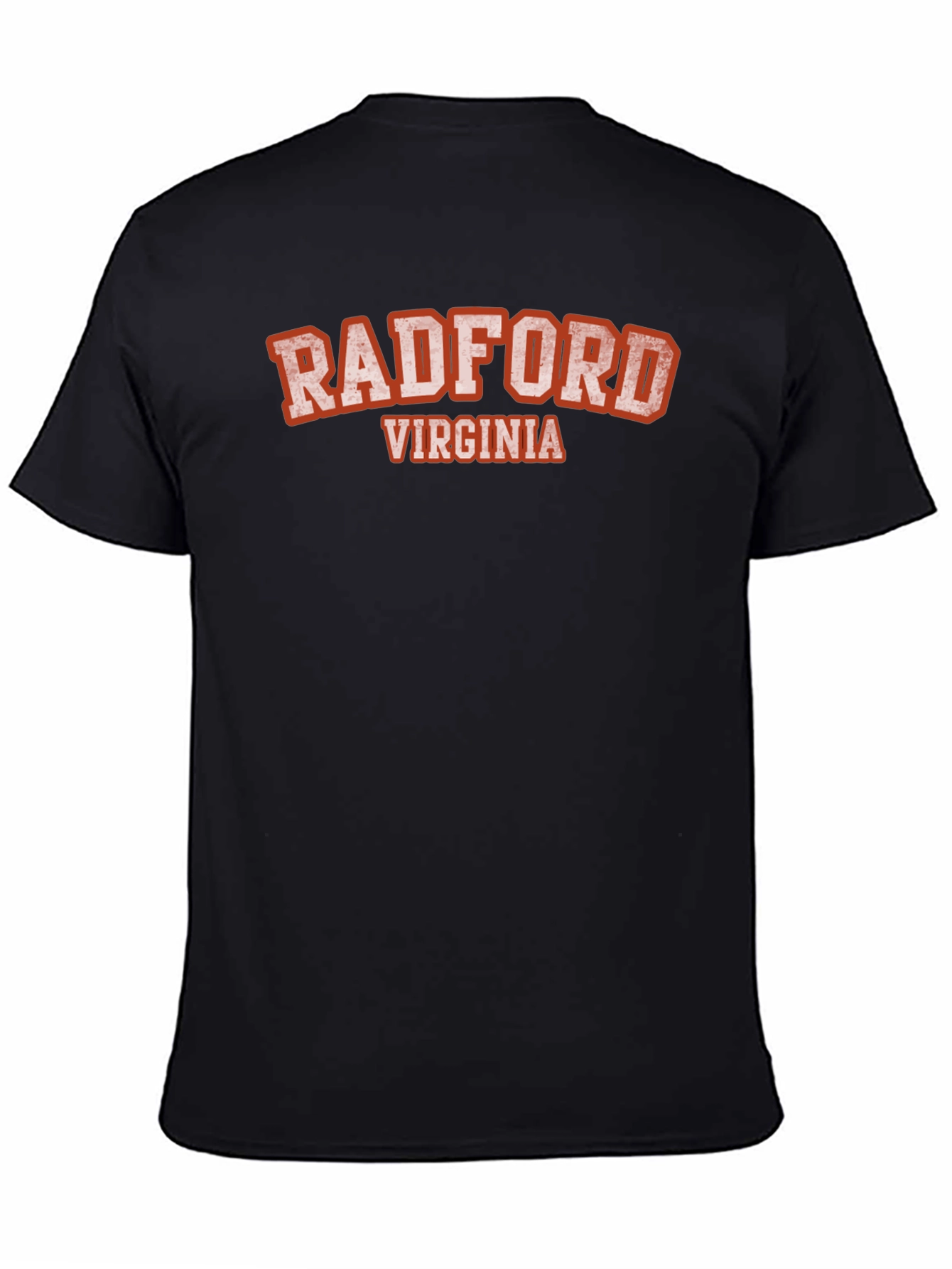 Radford Virginia Black T-Shirt