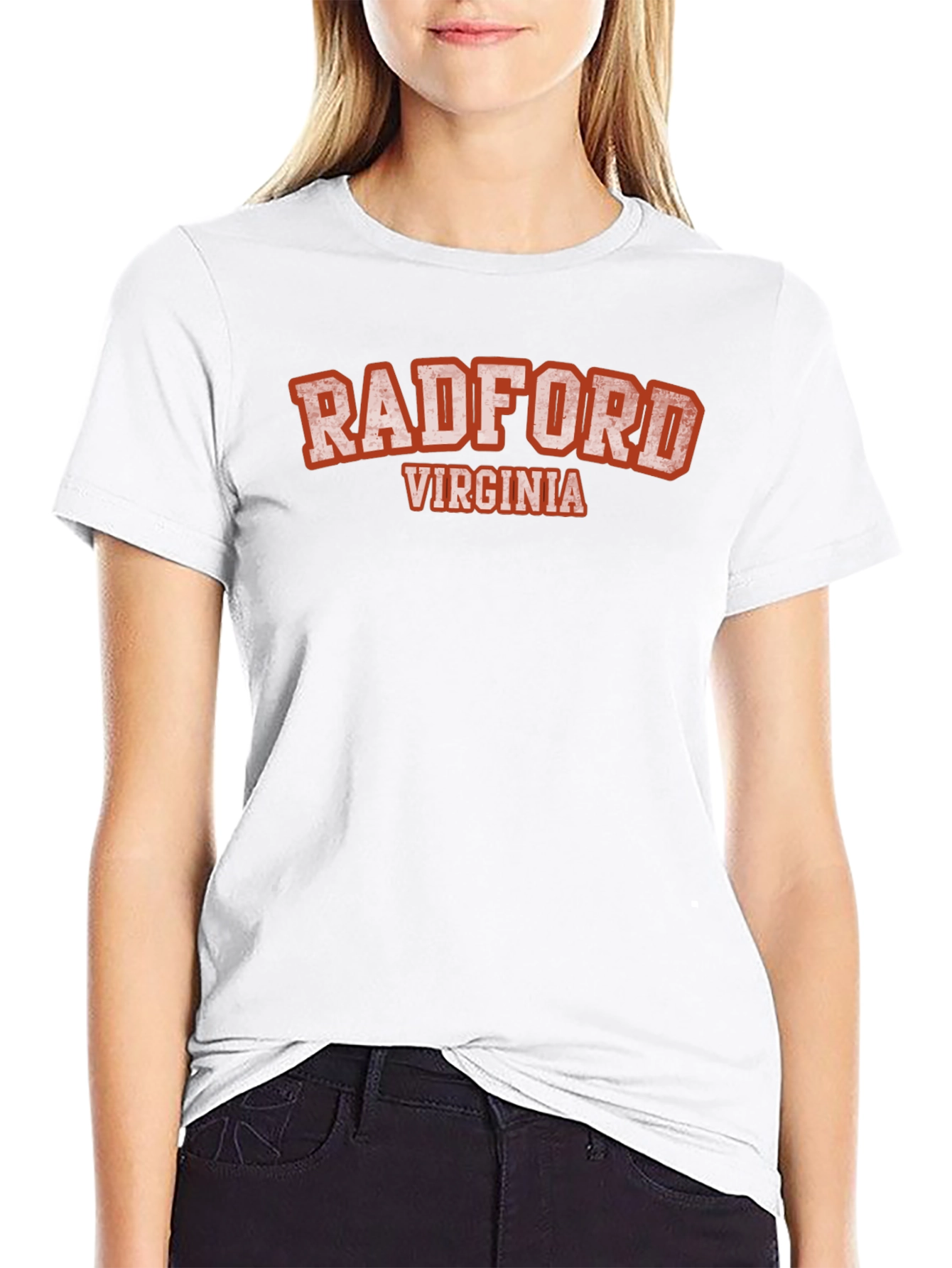 Radford Virginia Black T-Shirt