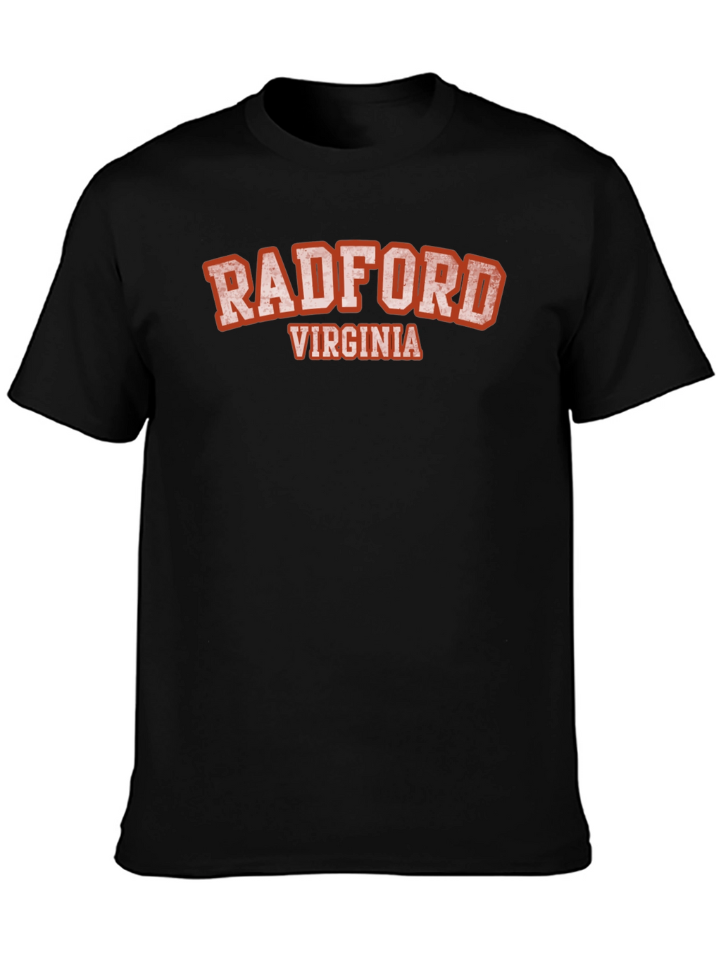 Radford Virginia Black T-Shirt