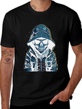 Skull Graphic Print Tee