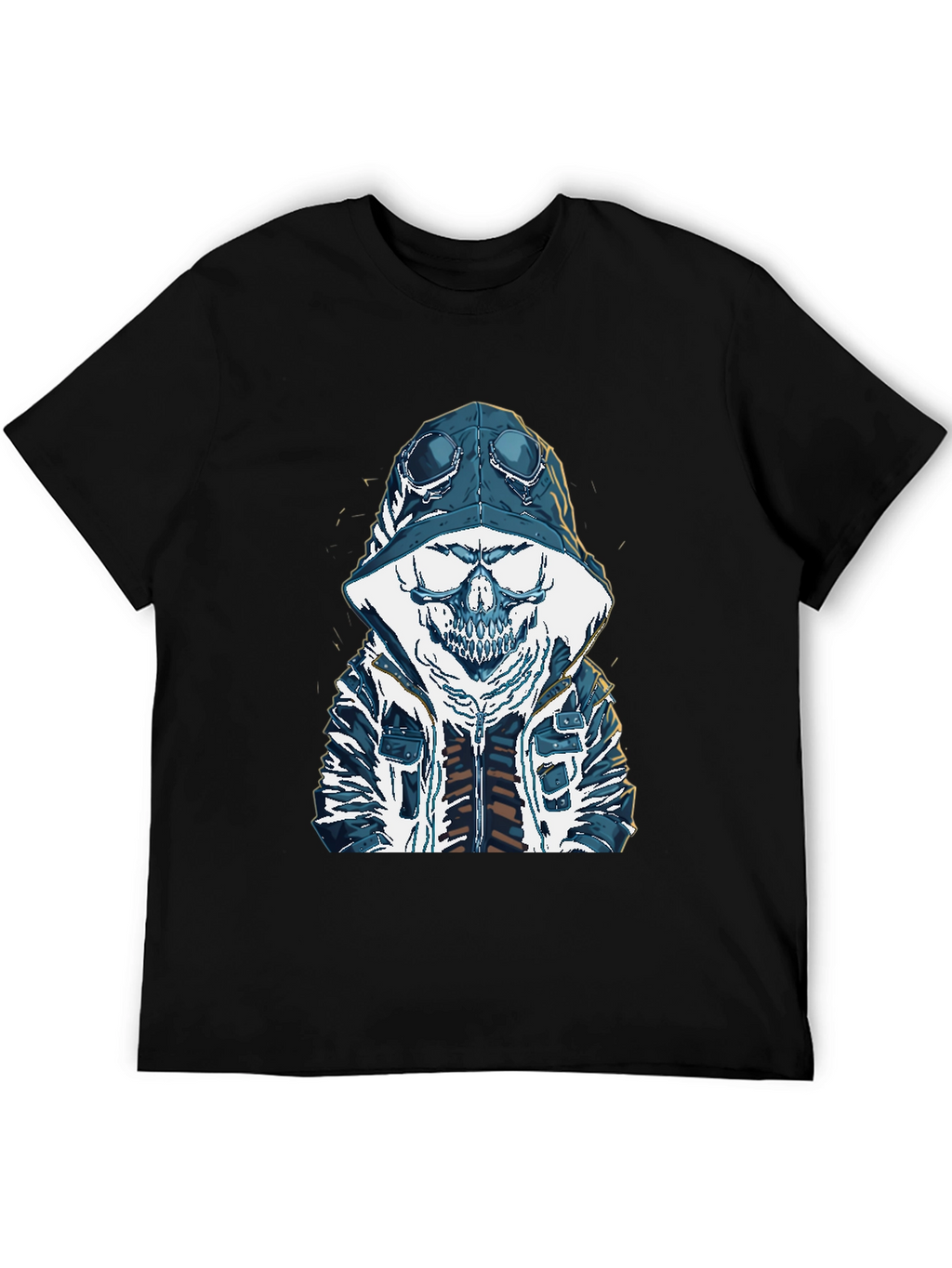 Skull Graphic Print Tee