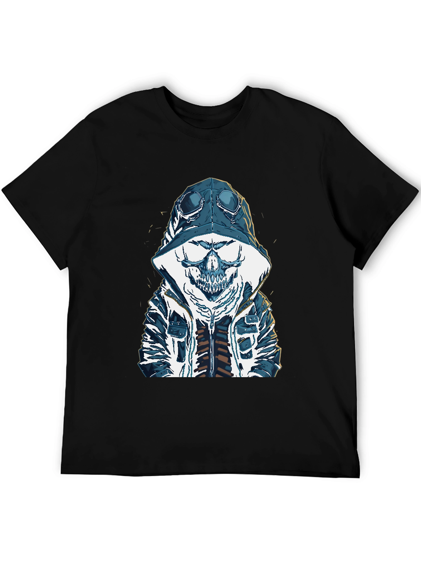 Skull Graphic Print Tee