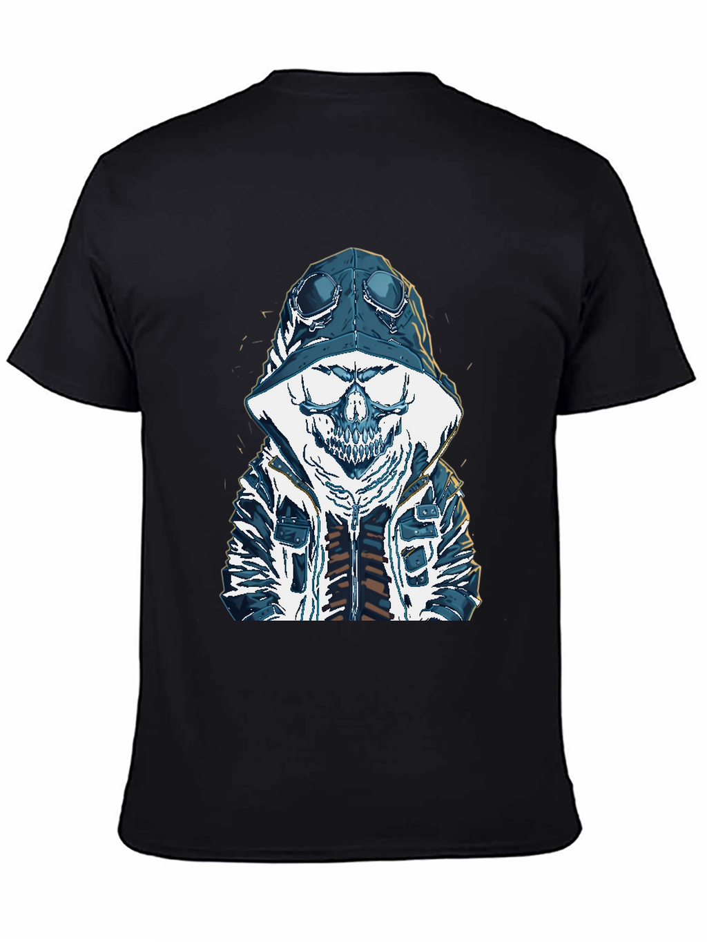 Skull Graphic Print Tee