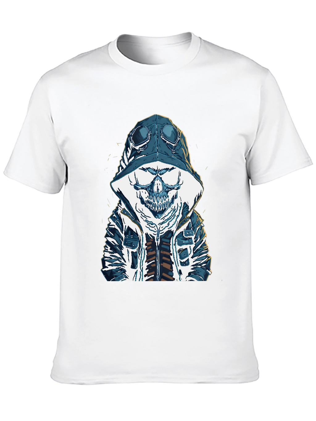 Skull Graphic Print Tee