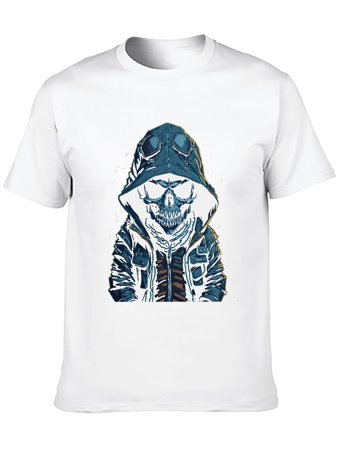 Skull Graphic Print Tee