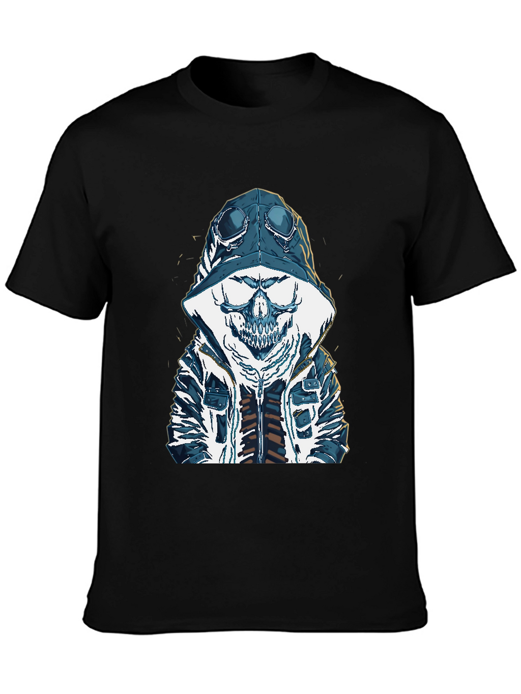 Skull Graphic Print Tee