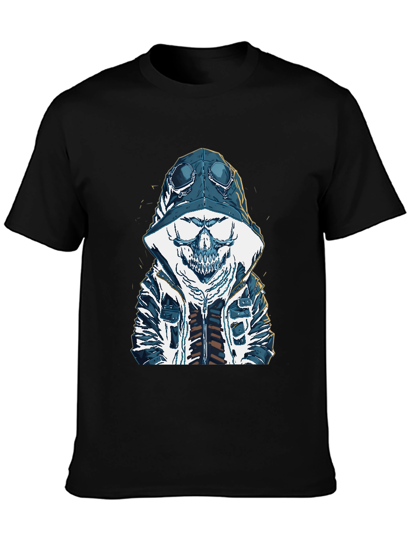 Skull Graphic Print Tee