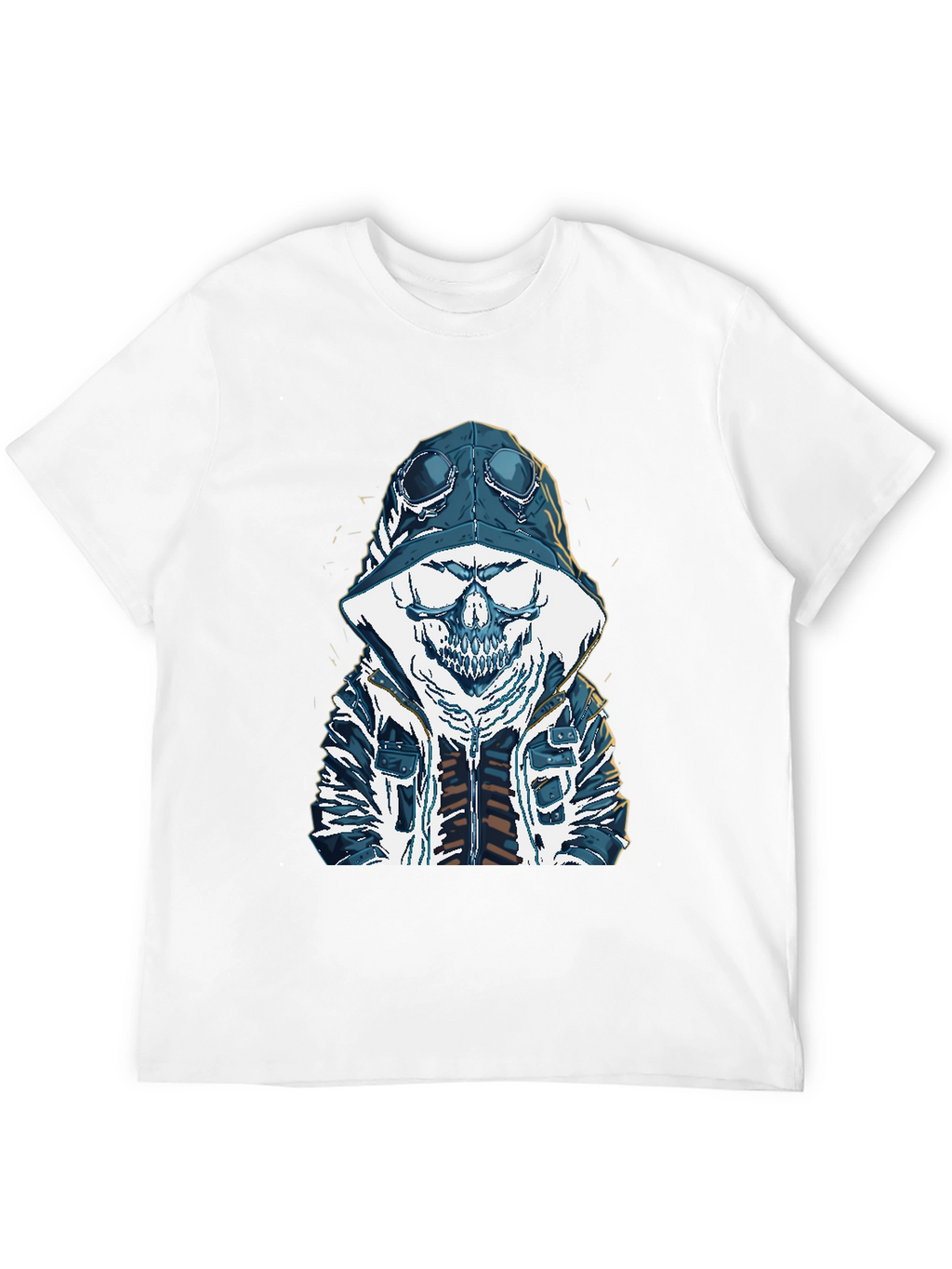 Skull Graphic Print Tee