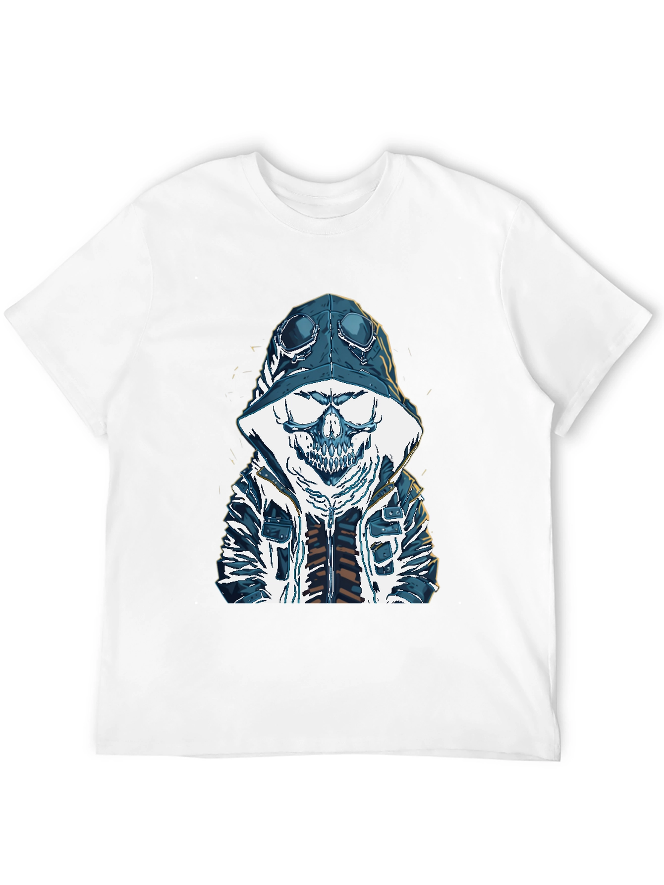 Skull Graphic Print Tee