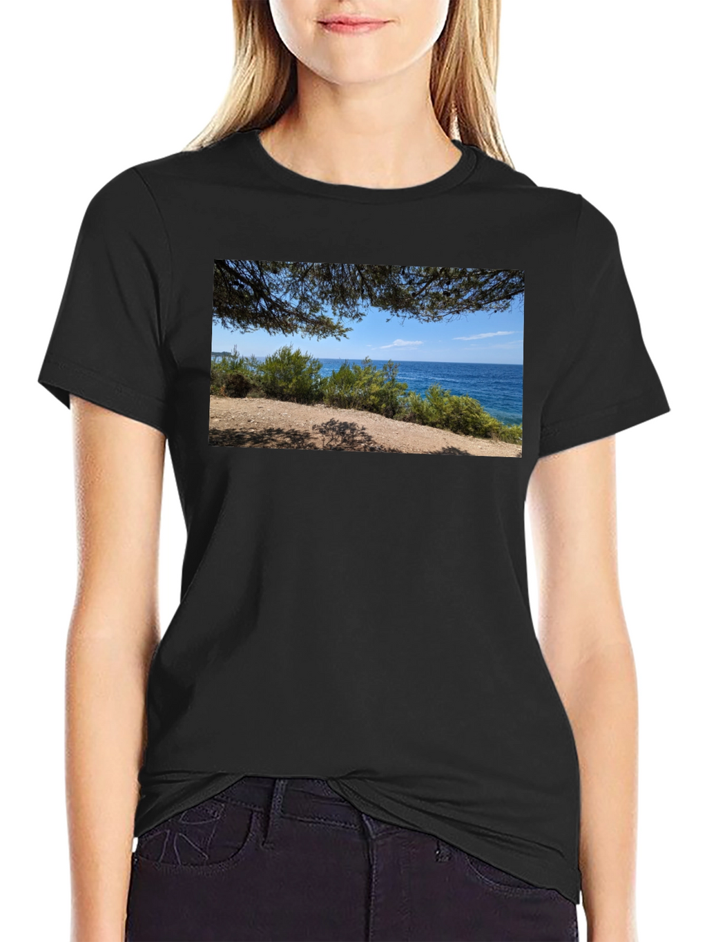 Scenic Coastline Graphic Tee