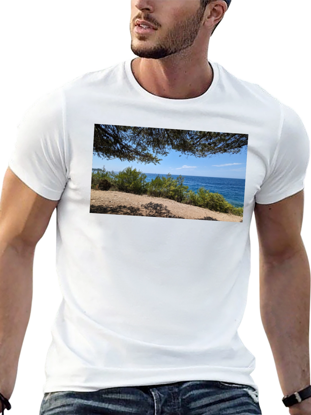 Scenic Coastline Graphic Tee