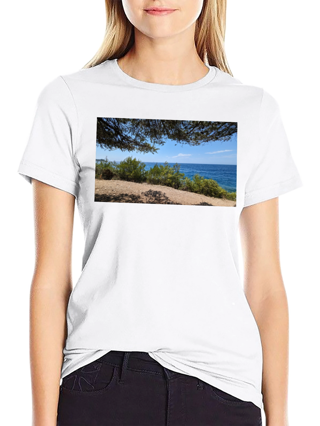 Scenic Coastline Graphic Tee